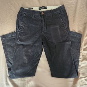 Mens Hollister chino khaki trouser pants